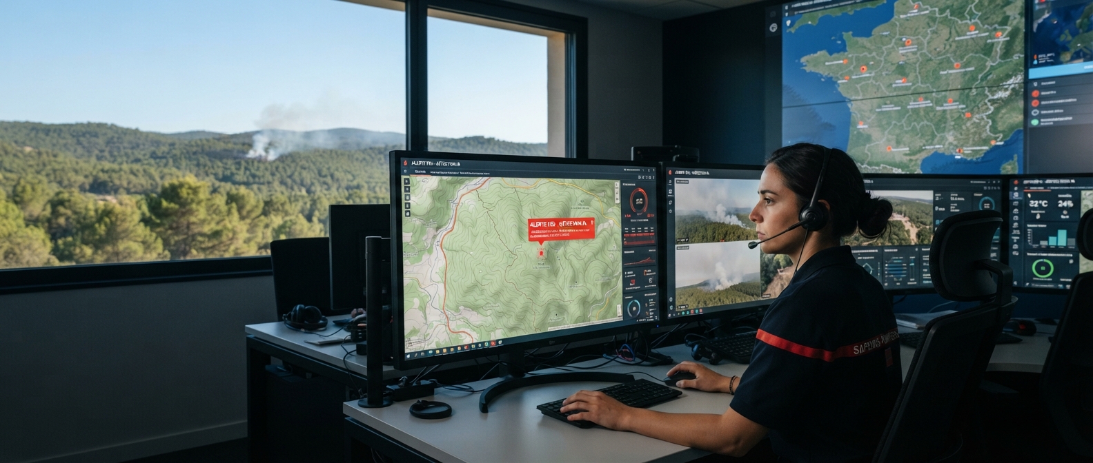 FireWatch : la plateforme à base d’IA qui accélère la détection des feux de forêt est désormais opérationnelle en France
