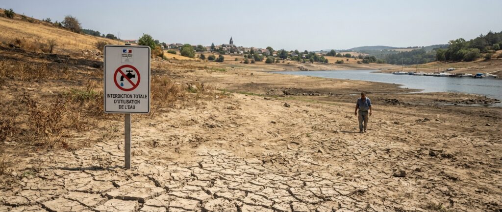 Sécheresse en France : près de 70 % du territoire sous restrictions d’eau