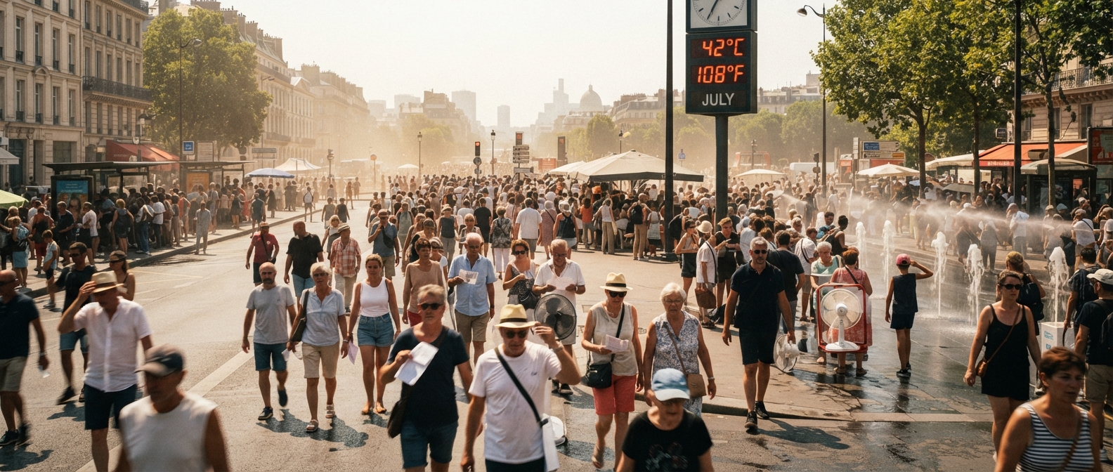 Juillet 2026 : 900 millions de personnes ont connu leur mois le plus chaud jamais enregistré