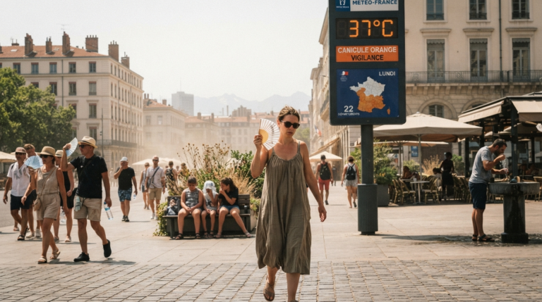 Canicule : 22 départements placés en vigilance orange lundi, le Sud et le Centre sous surveillance