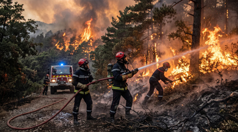 Incendies : pourquoi les sapeurs-pompiers refusent d’être appelés des « héros »