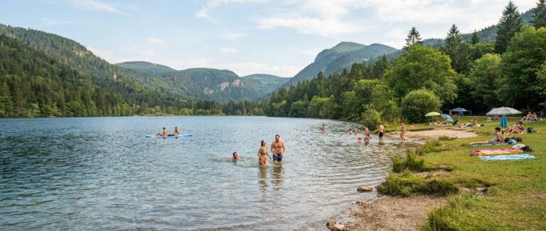 Ce lac des Vosges à 21 °C est l’escapade idéale avant la rentrée : il se vide dès le 20 août